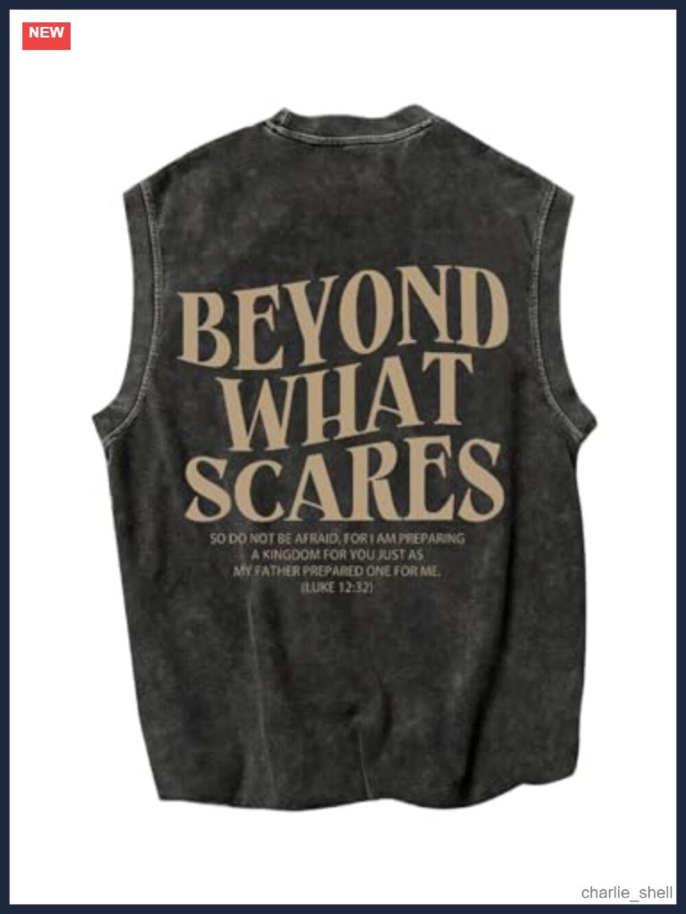Vintage Washed Letter Graphic Sleeveless Tank Top for Men - Streetwear Summer